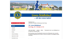 Desktop Screenshot of lionslauf.de